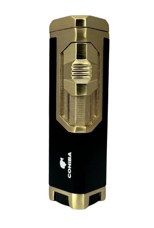 Cohiba 4 Torch Pürmüz Siyah-Gold Puro Çakmağı