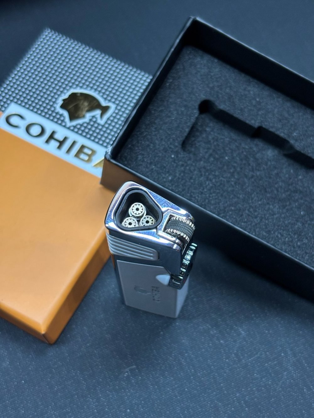 Cohiba Üç Torch Beyaz Puro Çakmağı - Görsel 2