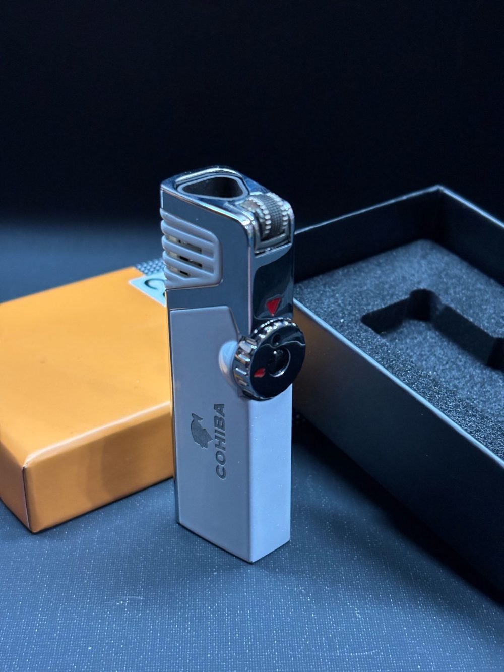 Cohiba Üç Torch Beyaz Puro Çakmağı