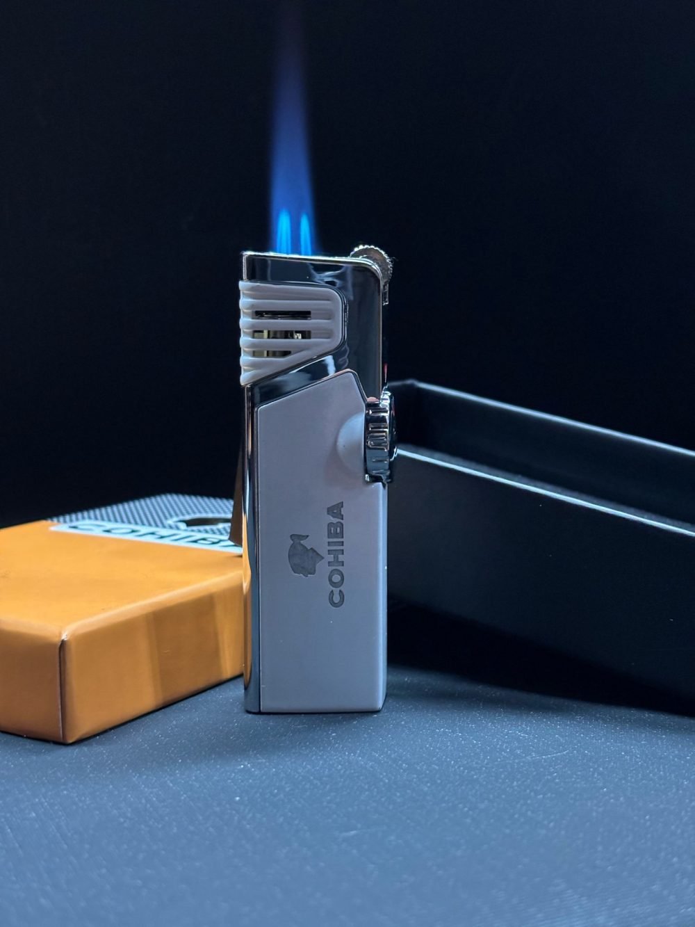 Cohiba Üç Torch Beyaz Puro Çakmağı - Görsel 3